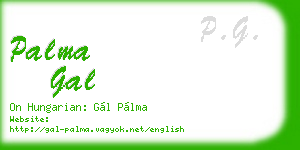 palma gal business card